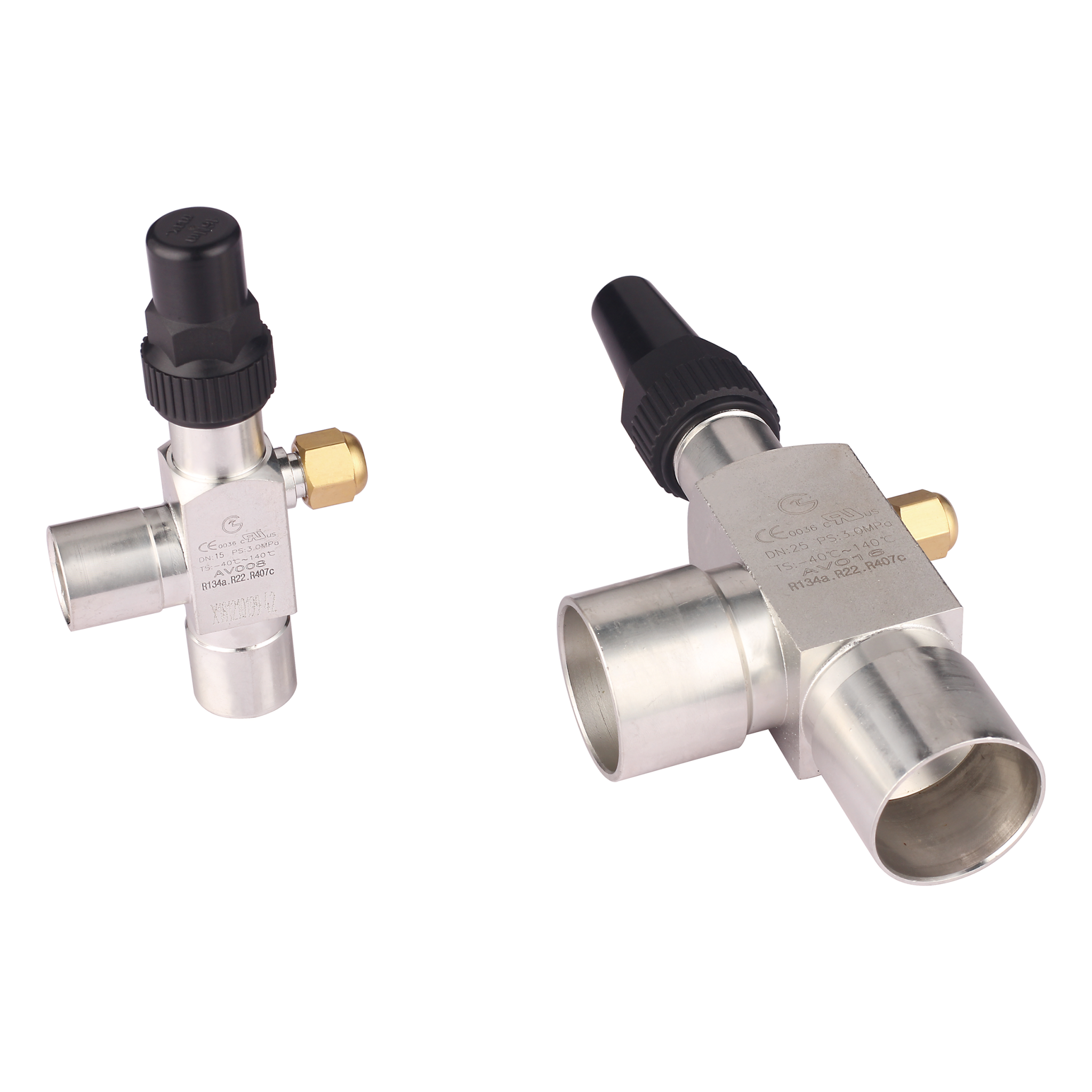 Steel soldering angle valve